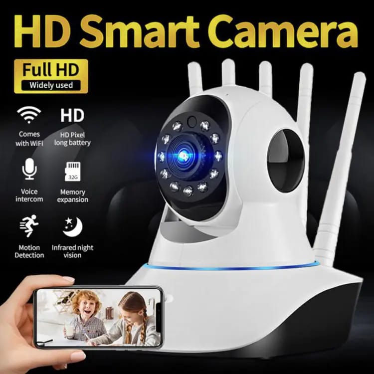 V380 Pro Five Antenna 1080P 2MP WiFi Camera IP