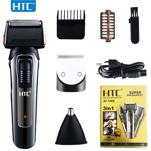 HTC AT-1088 Multi-grooming 3-in-1 Shaver, Nose, and Hair Clipper